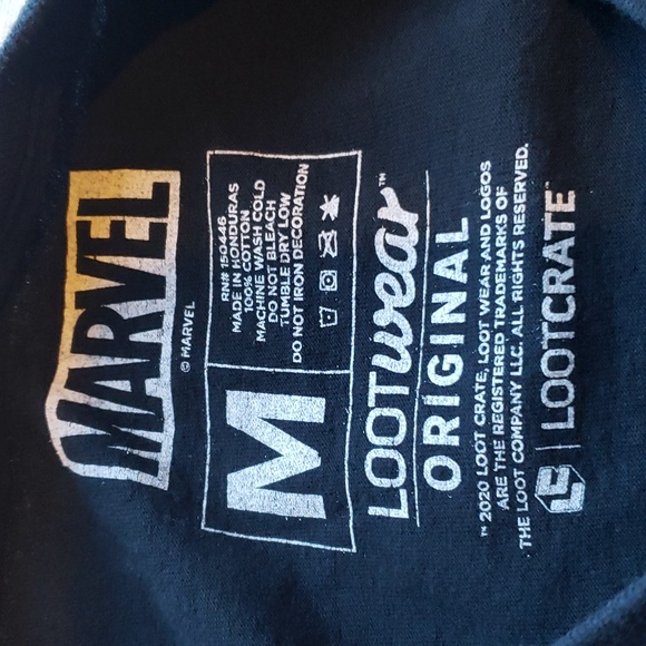 Marvel Spiderman Black T-shirt Size M - Picture 3 of 7